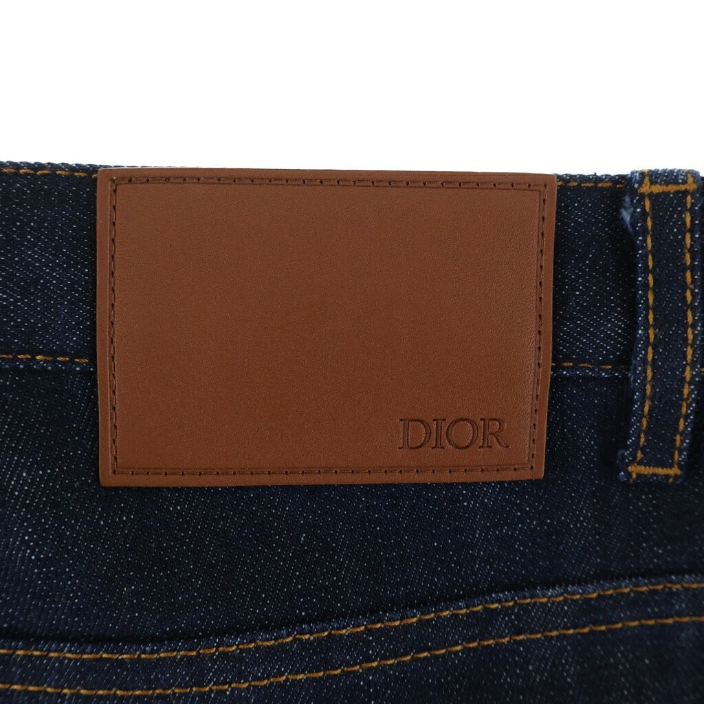 DIOR(ディオール) コットンデニムストレートパンツ ジーンズ インディゴブルー 013DS00A214X