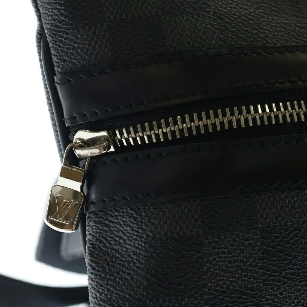 LOUIS VUITTON(ルイヴィトン) ダミエグラフィット トマス PVC レザー ショルダーバッグ ブラック N58028
