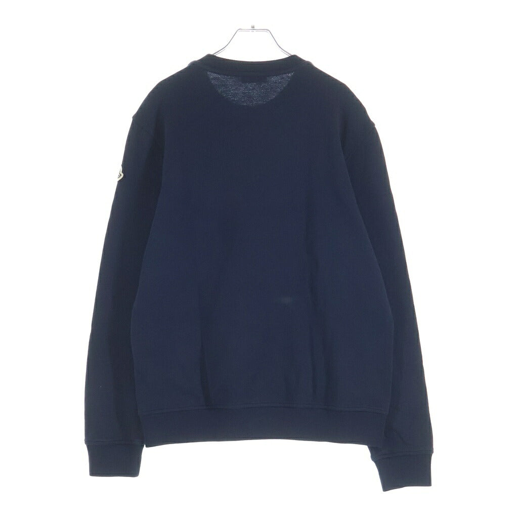 MONCLER(モンクレール) ロゴ スウェット トレーナー クルーネック トップス コットン ネイビー H109 8G00014809KR