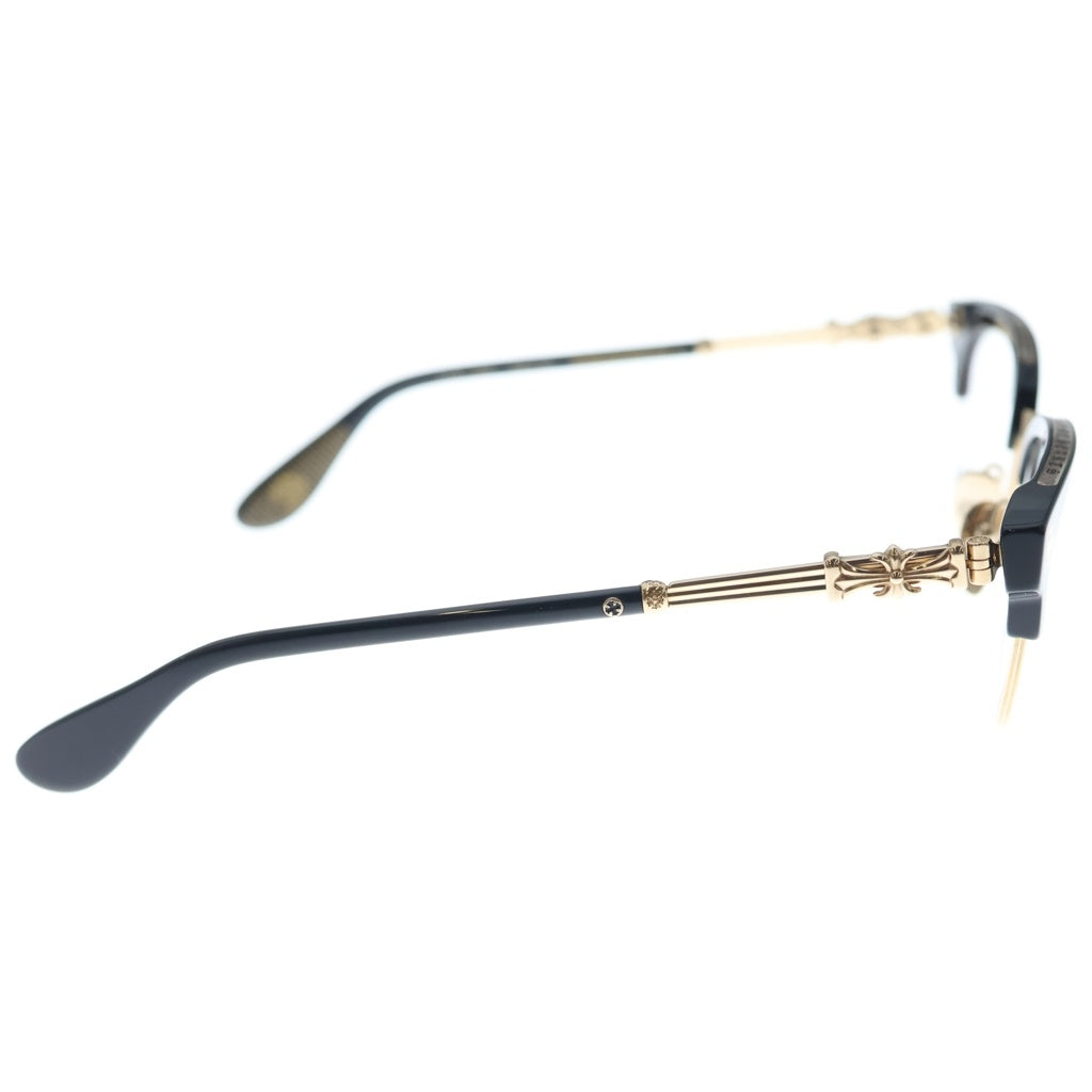 CHROME HEARTS(クロムハーツ) BONENNOISSEUR II サングラス メガネ アイウェア ブラック×ゴールド