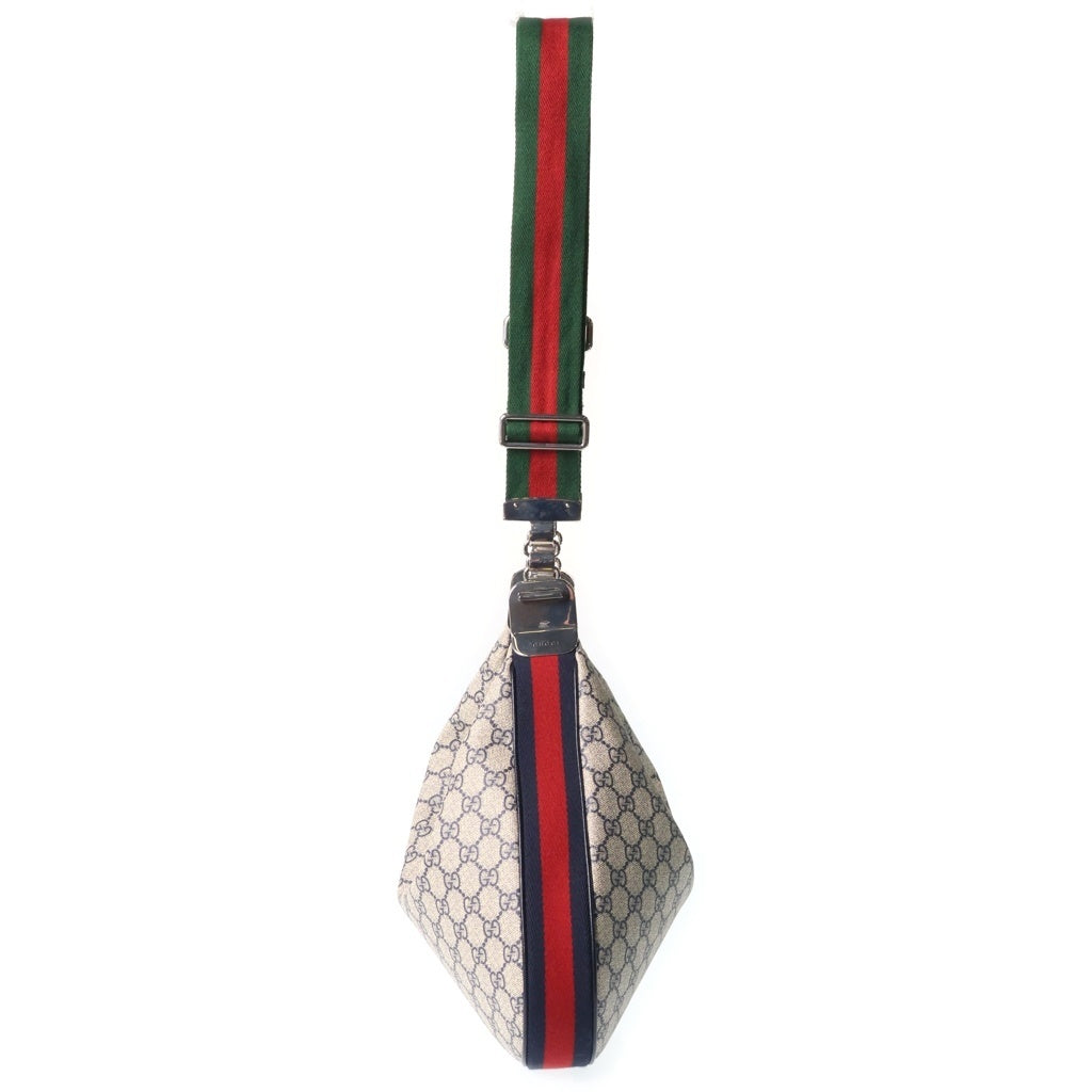 GUCCI(グッチ) アタッシェ ミディアム ショルダーバッグ GGスプリーム PVCレザー ベージュ 702823