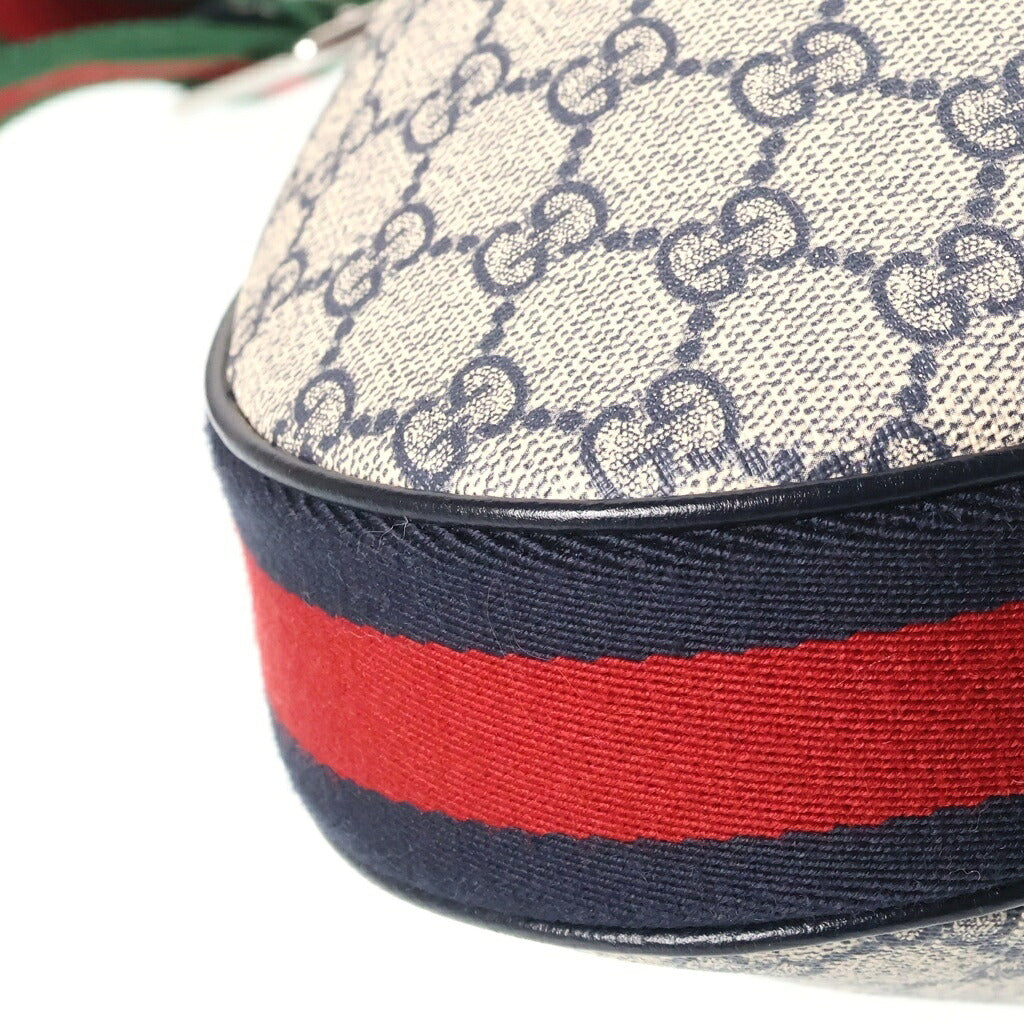 GUCCI(グッチ) アタッシェ ミディアム ショルダーバッグ GGスプリーム PVCレザー ベージュ 702823