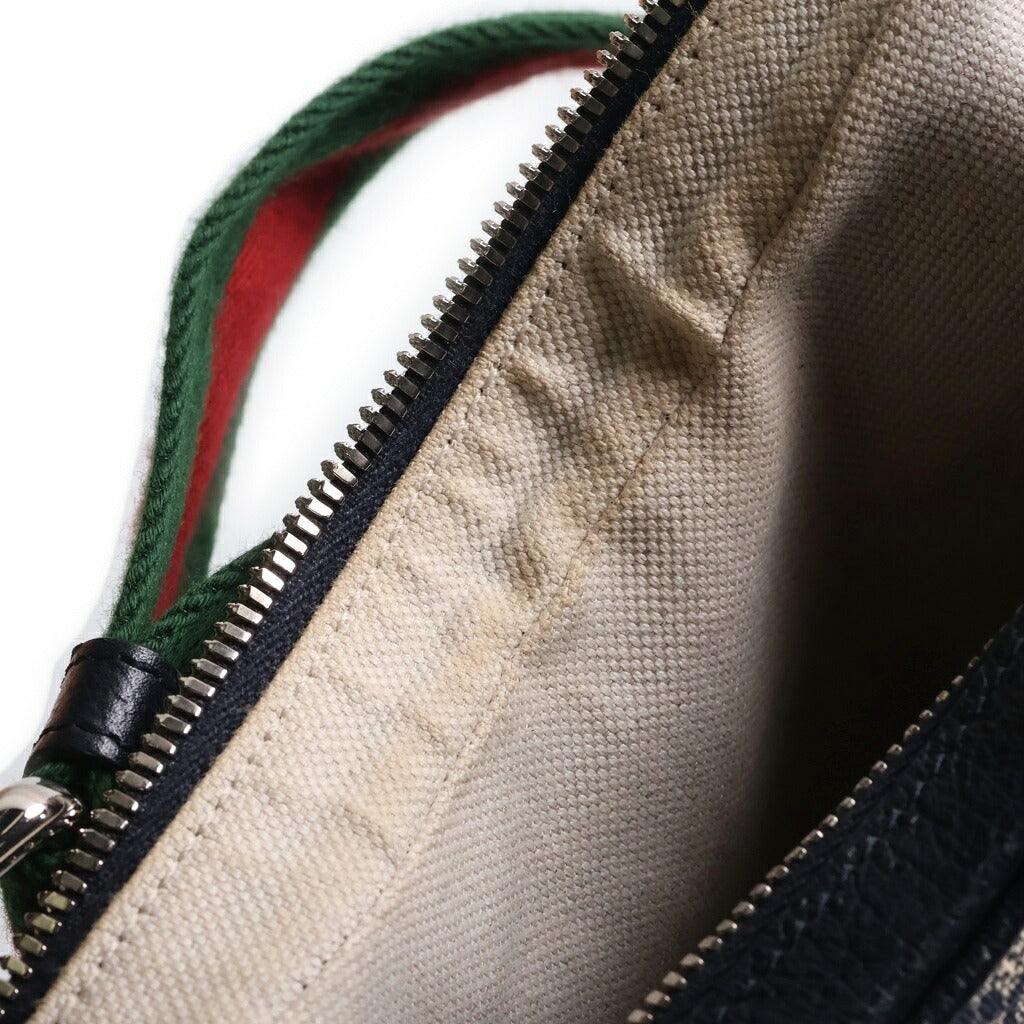 GUCCI(グッチ) アタッシェ ミディアム ショルダーバッグ GGスプリーム PVCレザー ベージュ 702823