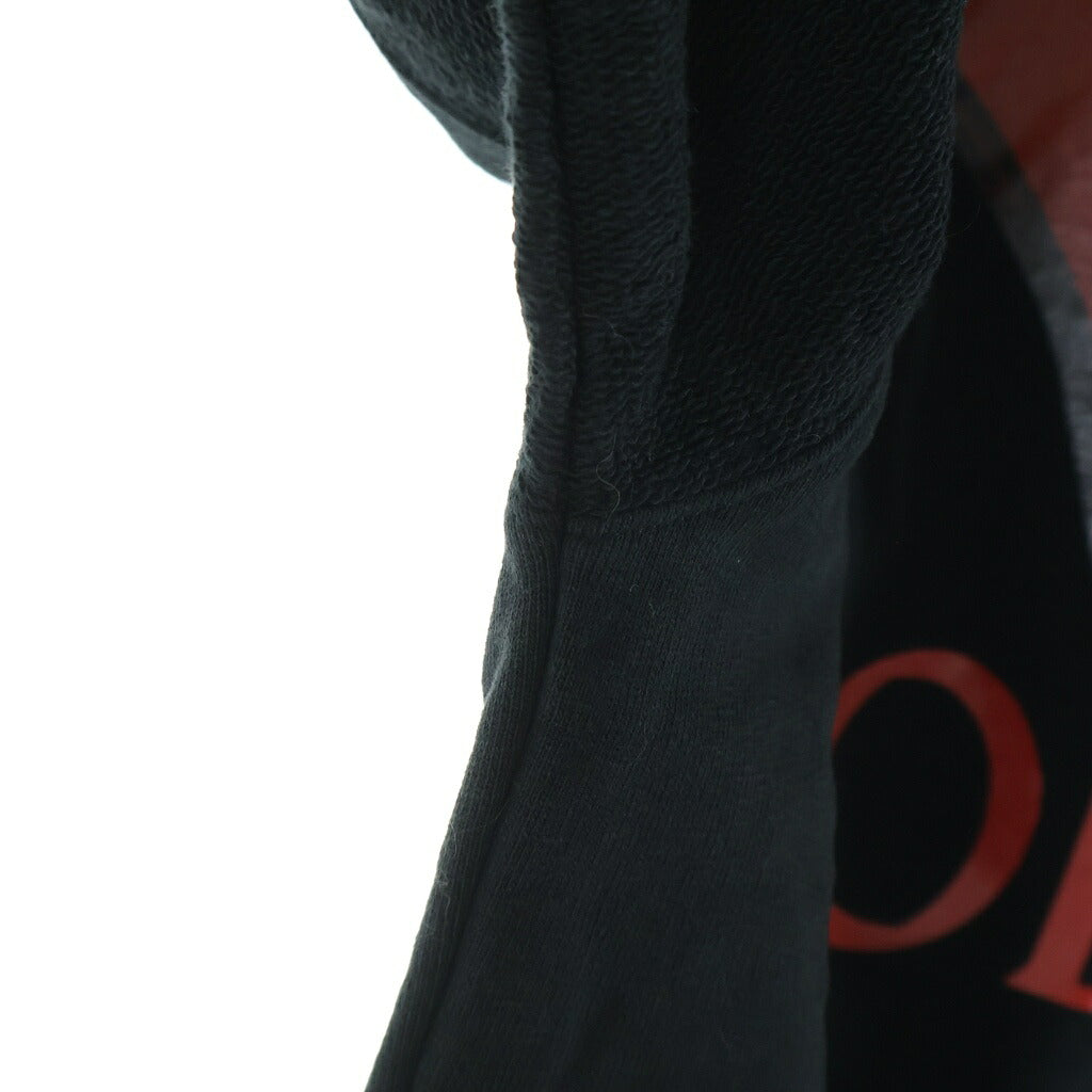 LOEWE(ロエベ) PUMP HOODIE パンプス ロゴプリント プルオーバー スウェット パーカー フーディー ブラック S540Y24X07
