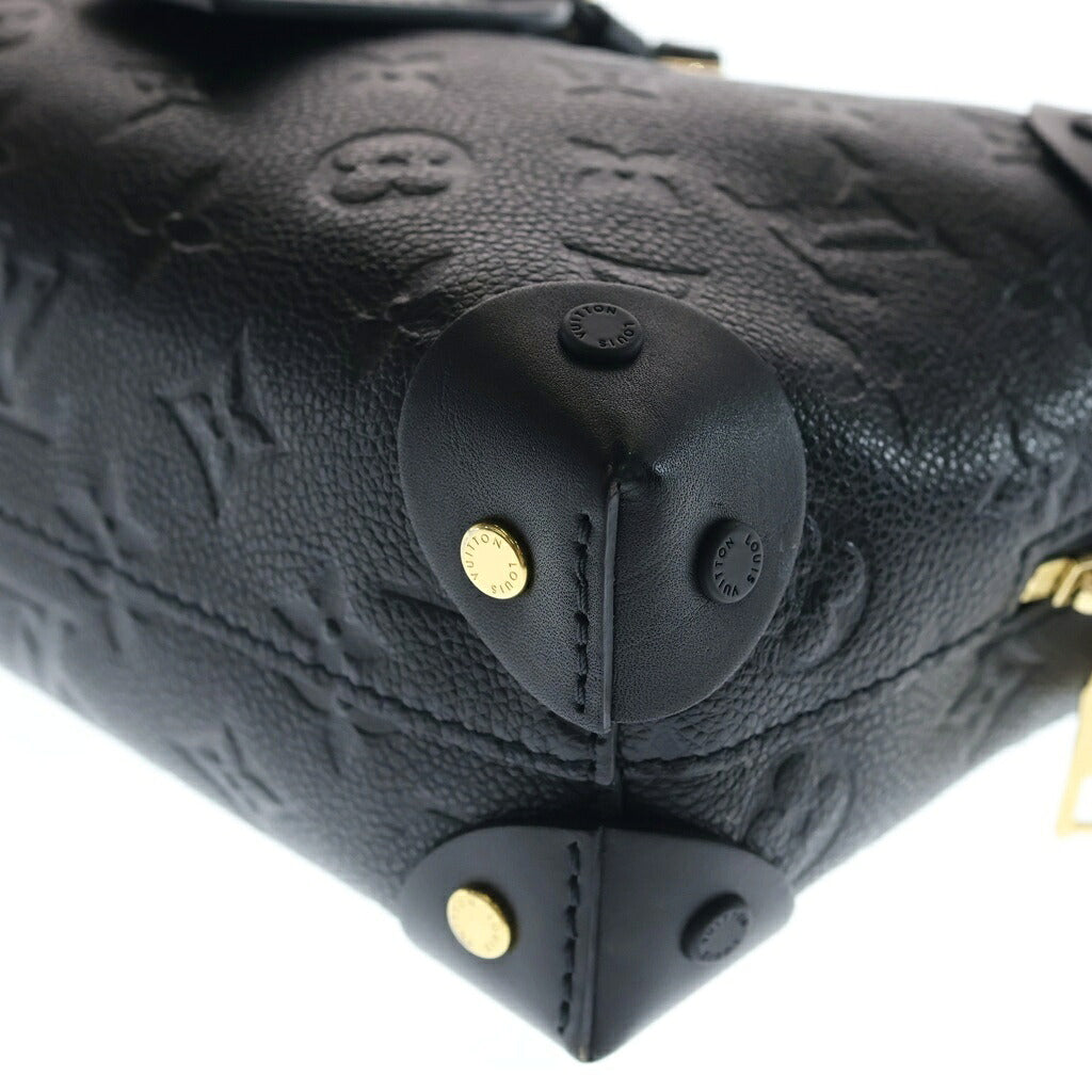 LOUIS VUITTON(ルイヴィトン) モノグラムアンプラント プティット マル スープル レザー 2WAY ハンド チェーン ショルダーバッグ ゴールド金具ブラック M45393 RFID