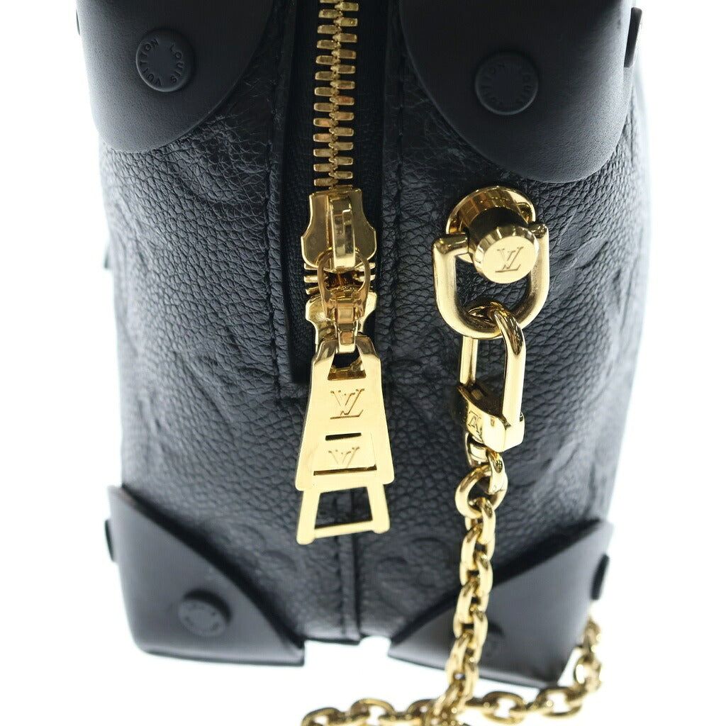 LOUIS VUITTON(ルイヴィトン) モノグラムアンプラント プティット マル スープル レザー 2WAY ハンド チェーン ショルダーバッグ ゴールド金具ブラック M45393 RFID