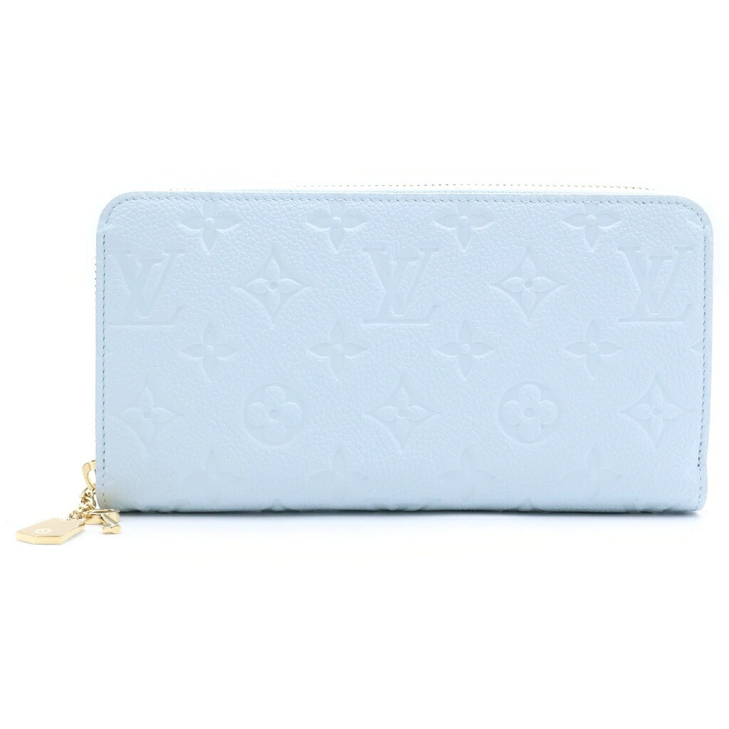LOUIS VUITTON(ルイヴィトン) ジッピーウォレット 長財布 モノグラム アンプラント ウォッシュドブルー M11969
