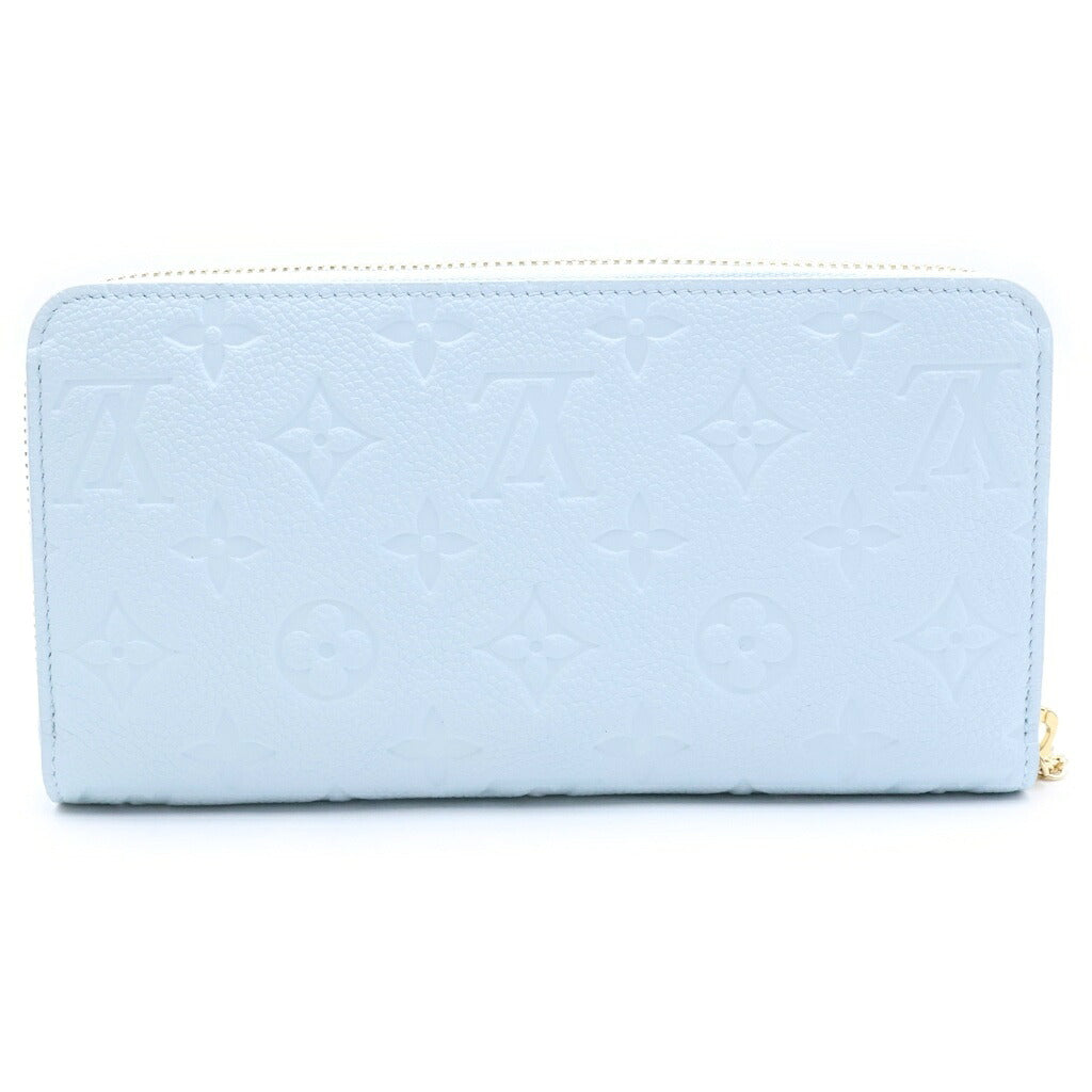 LOUIS VUITTON(ルイヴィトン) ジッピーウォレット 長財布 モノグラム アンプラント ウォッシュドブルー M11969