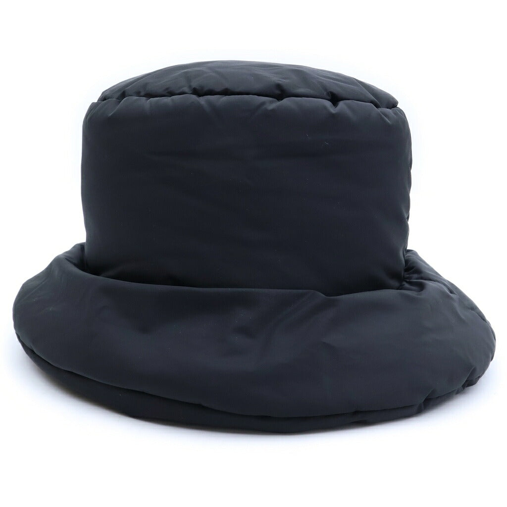PRADA(プラダ) Re-Nylon リナイロントライアングルロゴ バケットハット ブラック ナイロン 帽子 2HC248