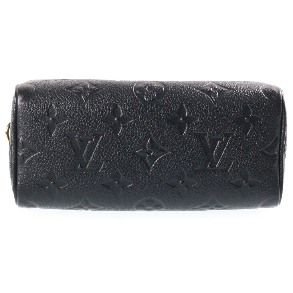 LOUIS VUITTON(ルイヴィトン) モノグラムアンプラント ナノ・スピーディ ノワール 2wayハンドバッグ レザー RFID M82450