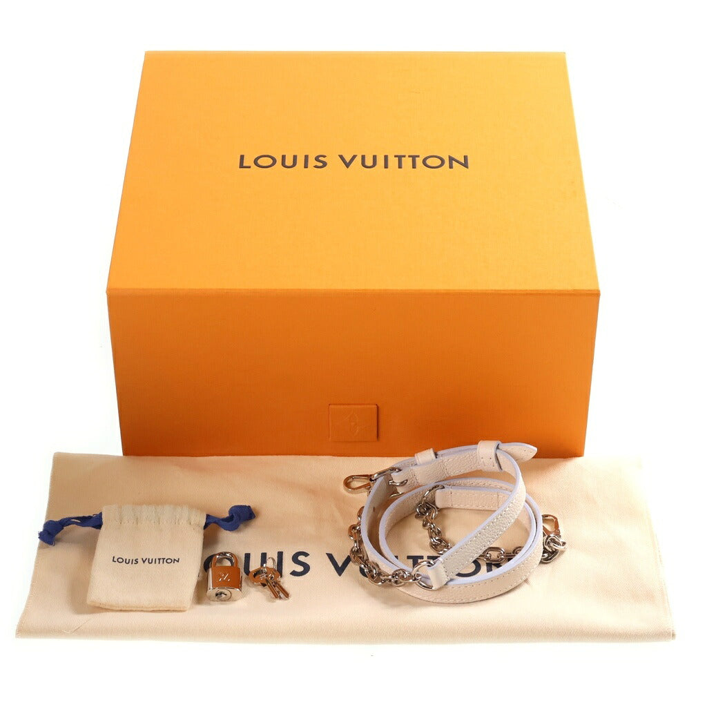 LOUIS VUITTON(ルイヴィトン) モノグラムアンプラント スピーディバンドリエール 20 2wayハンドバッグ ベージュ PVCレザー RFID M2A099