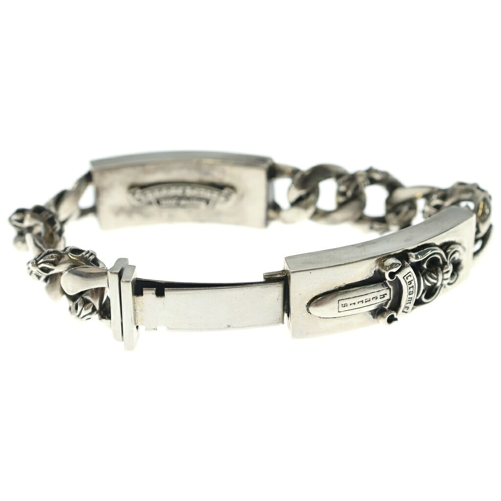 CHROME HEARTS(クロムハーツ) ID DBL DGGR ダブルID ダガー クラシックリンク ブレスレット シルバー