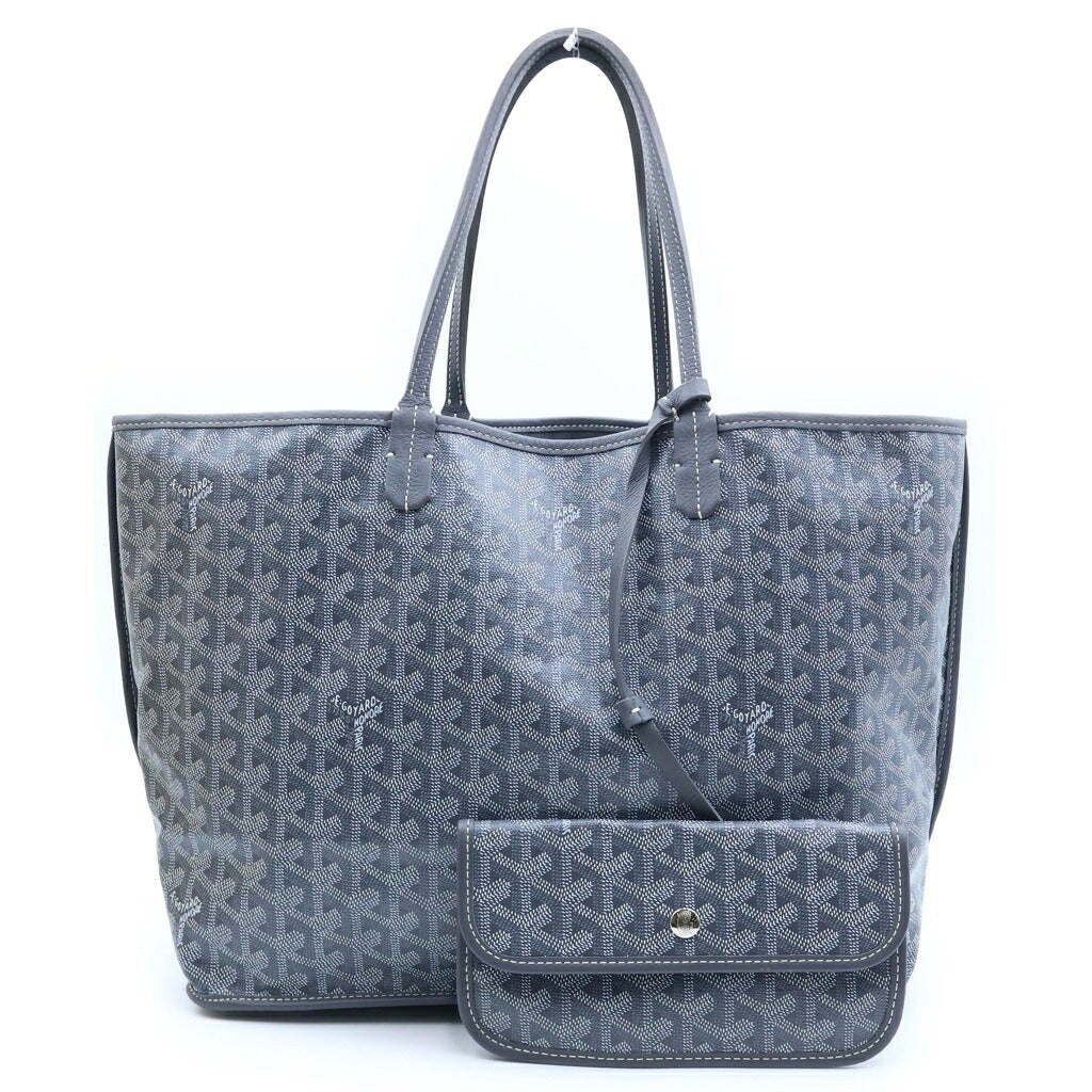 GOYARD(ゴヤール) アンジュPM トートバッグ ハンドバッグ リバーシブル PVC×レザー グレー