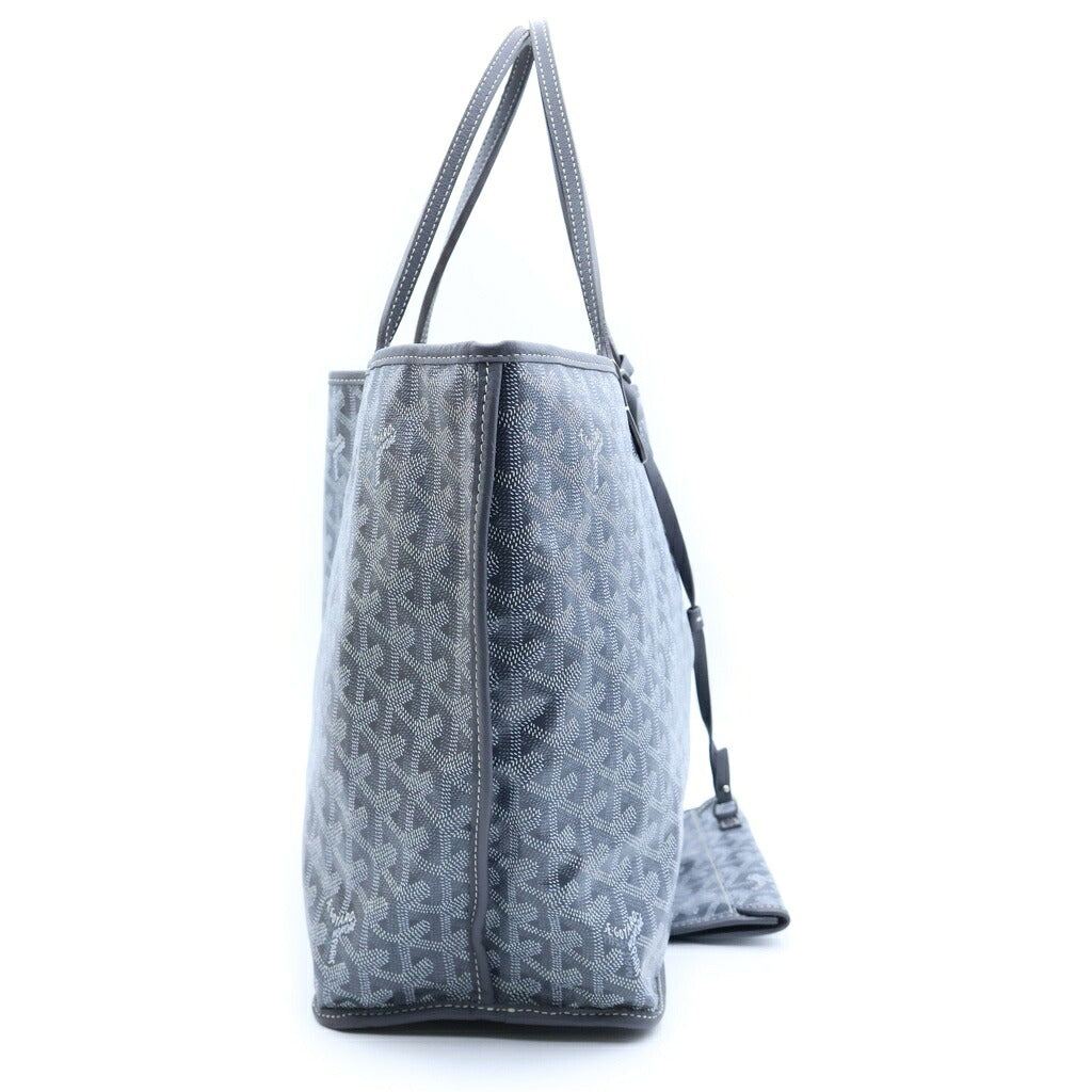 GOYARD(ゴヤール) アンジュPM トートバッグ ハンドバッグ リバーシブル PVC×レザー グレー