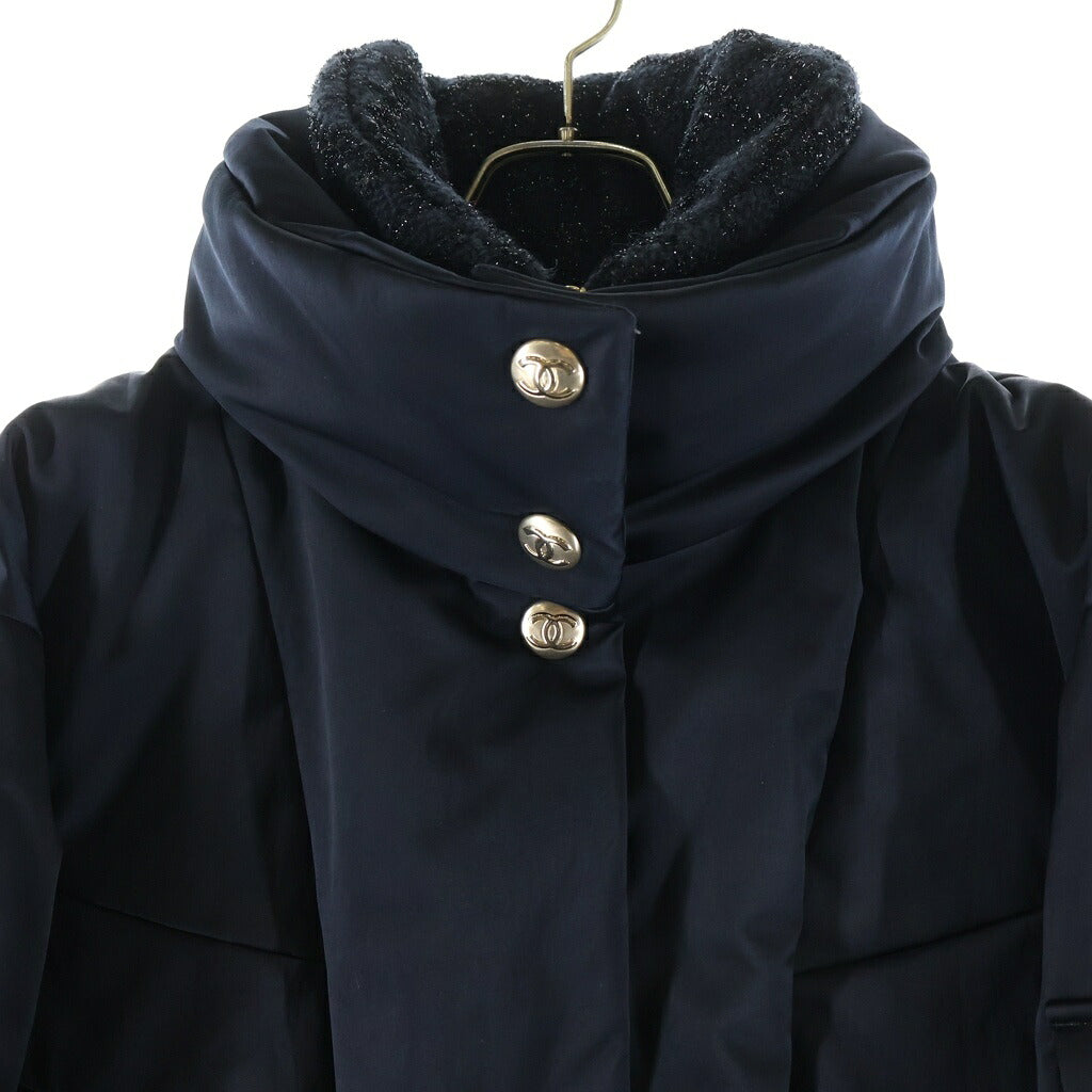 CHANEL(シャネル) ココネージュ フーデッドブルゾン ネイビー