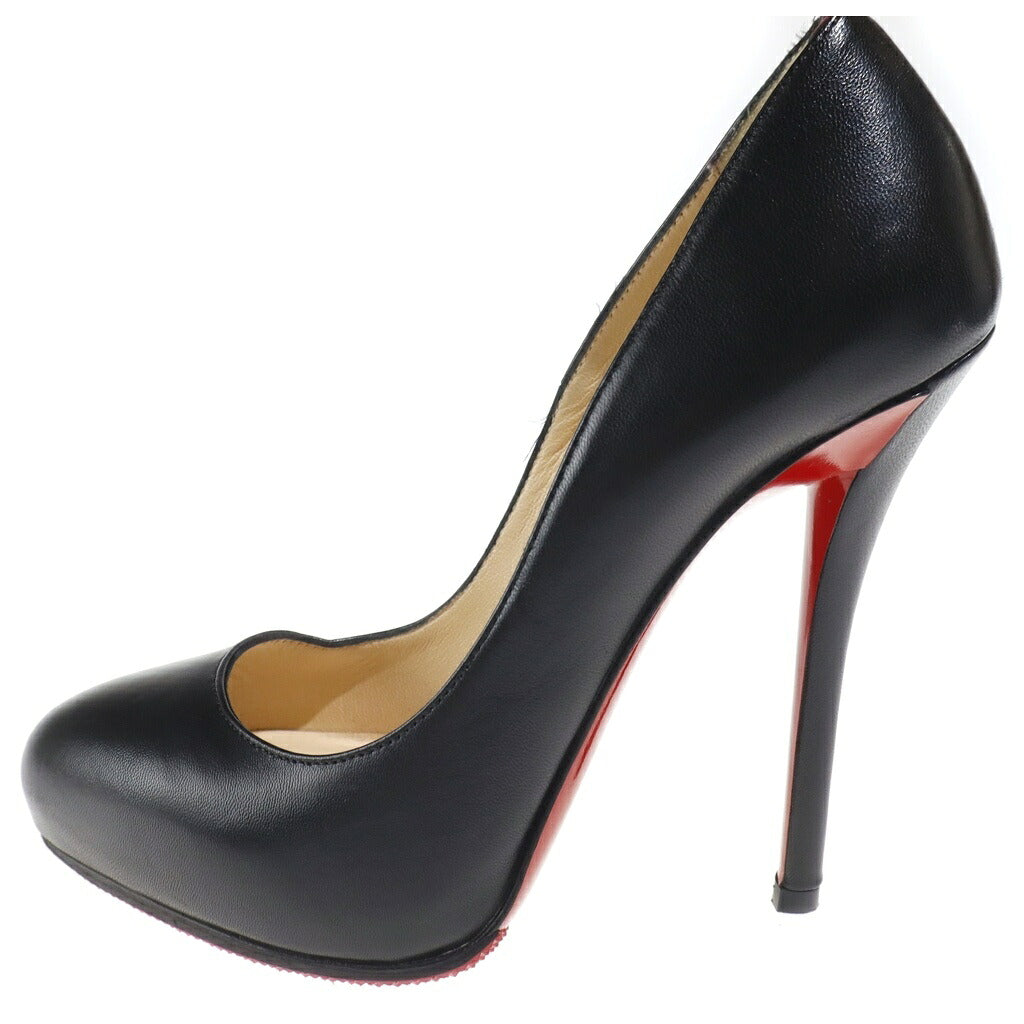 CHRISTIAN LOUBOUTIN(クリスチャンルブタン) ヒール パンプス レザー ブラック/レッド
