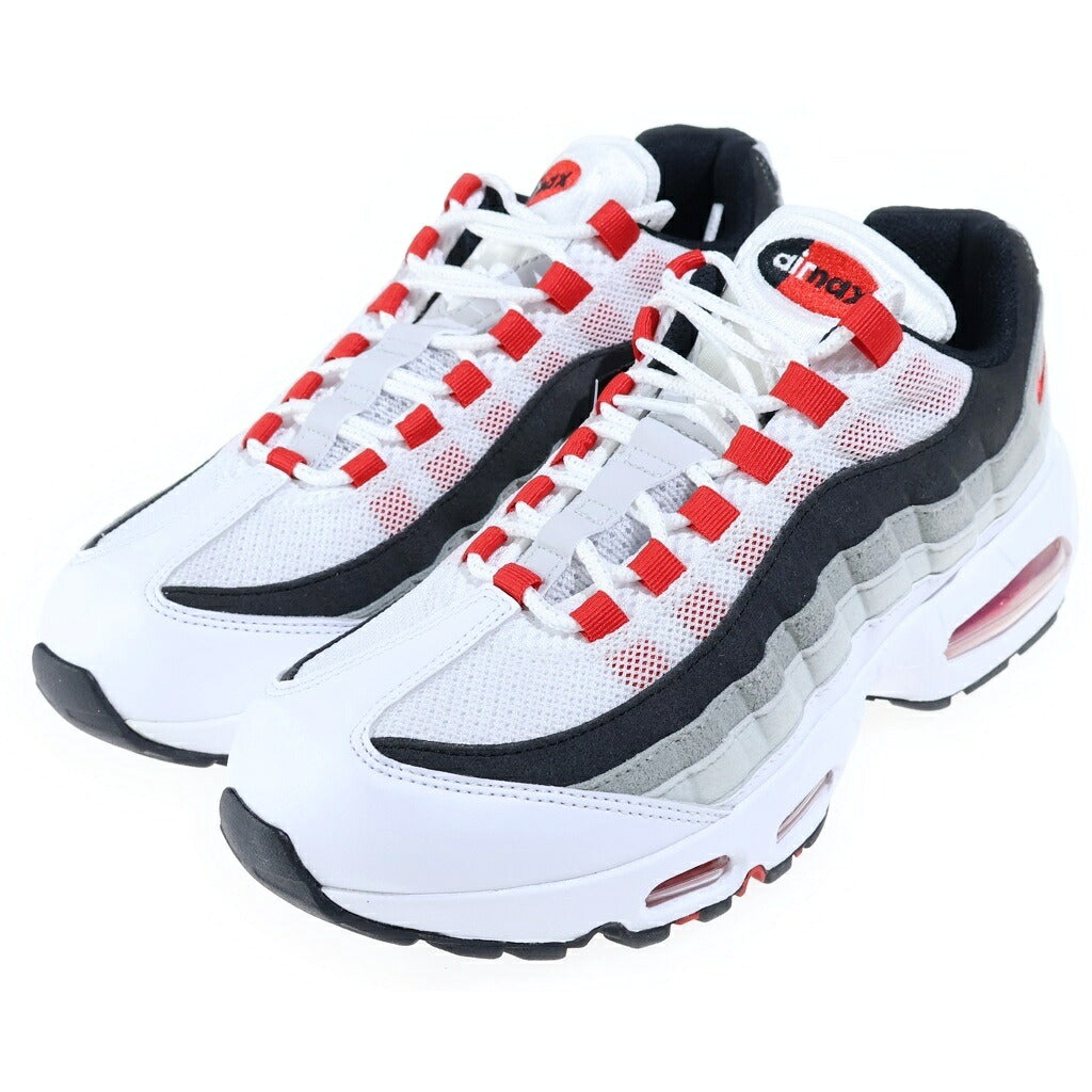 NIKE(ナイキ) Air Max 95 Big Bubble PRM Comet エアマックス95 OG ビッグバブル プレミアム "コメット" ローカットスニーカー ホワイト×レッド IB7862-100""