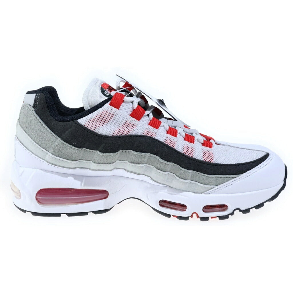 NIKE(ナイキ) Air Max 95 Big Bubble PRM Comet エアマックス95 OG ビッグバブル プレミアム "コメット" ローカットスニーカー ホワイト×レッド IB7862-100""