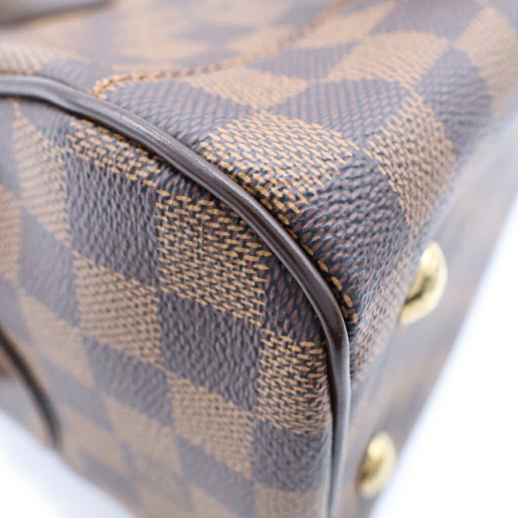 LOUIS VUITTON(ルイヴィトン) ダミエ ドゥオモ ハンドバッグ ブラウン PVC×レザー N60008
