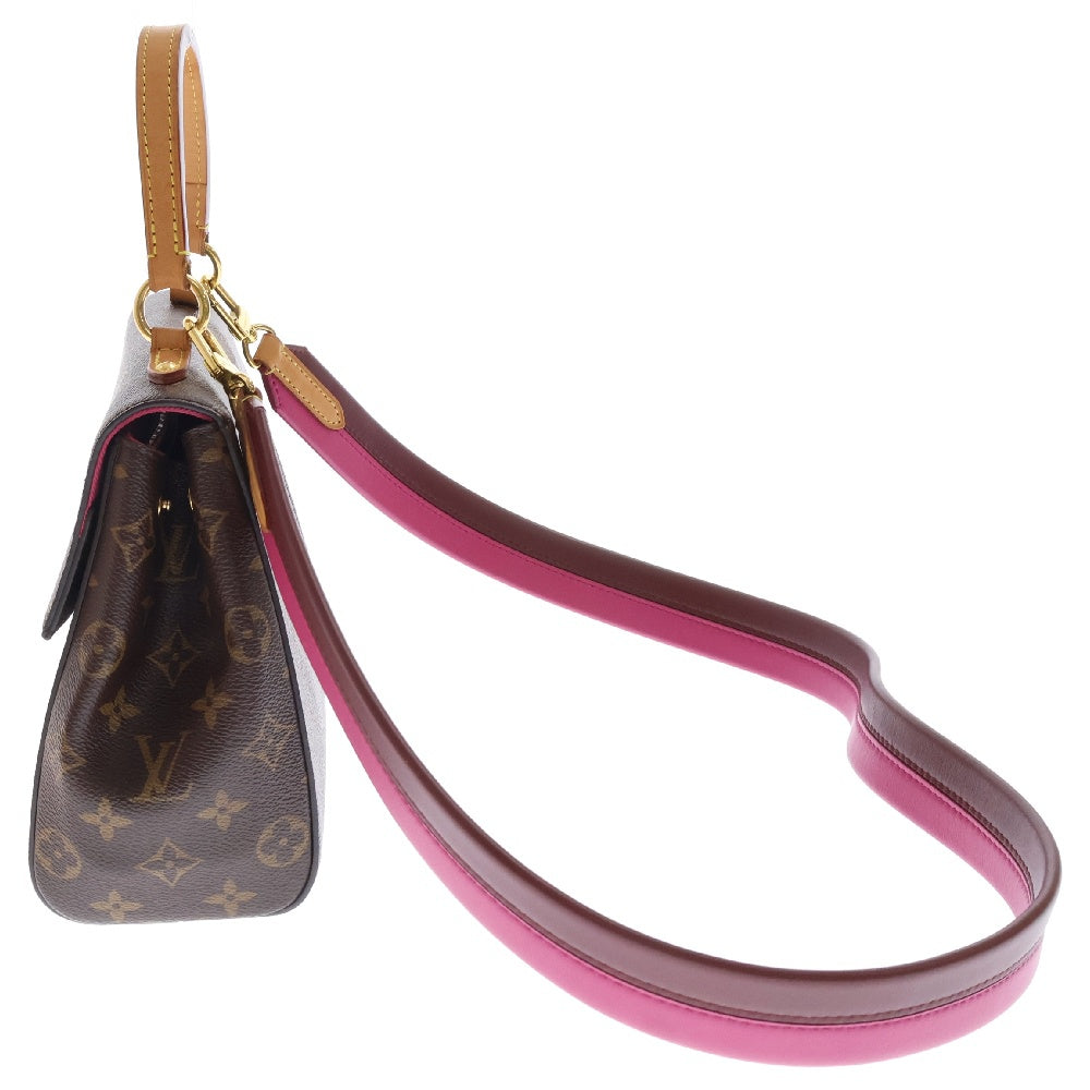 LOUIS VUITTON(ルイヴィトン) モノグラム クリュニー BB ハンドバッグ ブラウン×ピンク PVC×レザー M42738