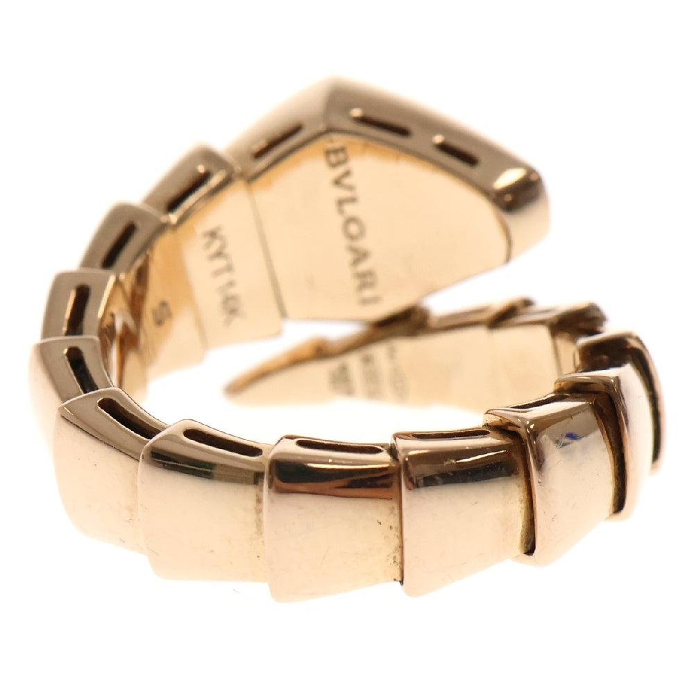 BVLGARI(ブルガリ) セルペンティ ヴァイパー ダイヤリング Au750 PG ピンクゴールド #S 指輪 K18PG ジュエリー 345206