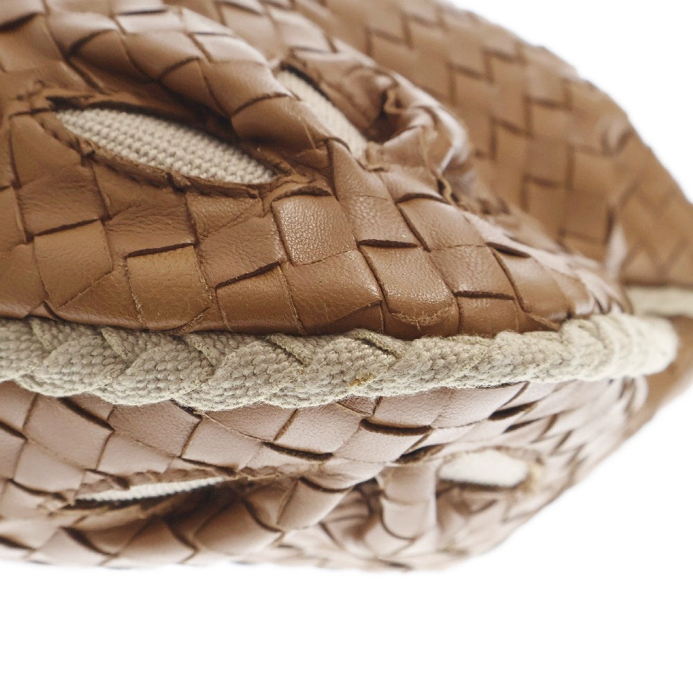 BOTTEGA VENETA(ボッテガヴェネタ) イントレチャート ワンショルダーバッグ ブラウン 115653 キャメル ハンドバッグ