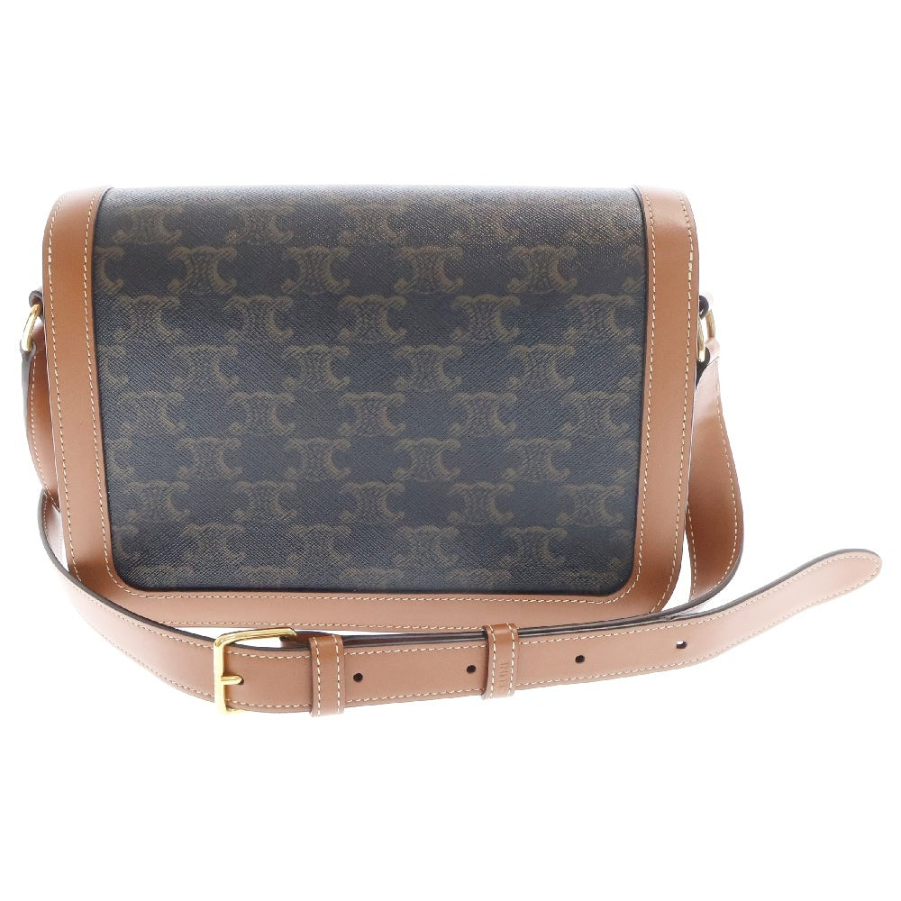 CELINE(セリーヌ) クラシック トリオンフバッグ/トリオンフキャンバス ショルダーバッグ ブラウン レディース 191242BZ4.04LU