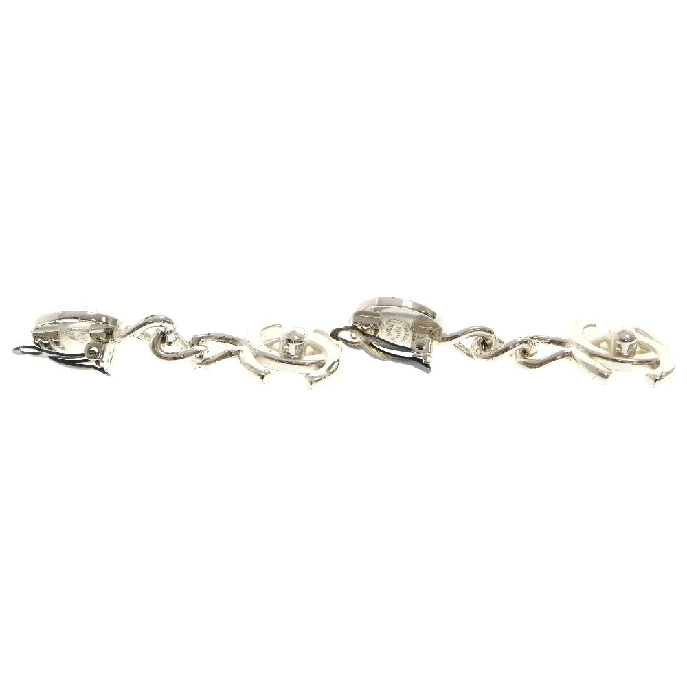 CHANEL(シャネル) 96A ココマークターンロックチェーンイヤリング シルバー