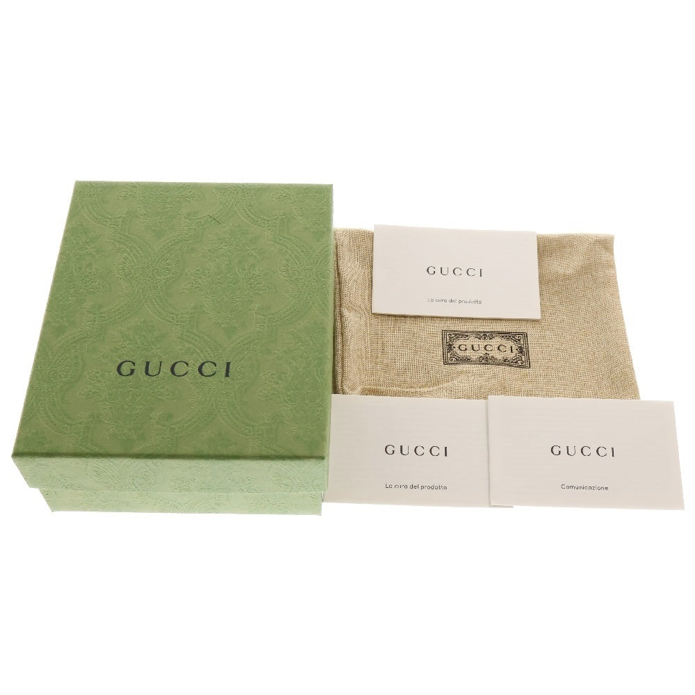 GUCCI(グッチ) GGマーモント レザー コンパクトウォレット 二つ折り財布 パープル 598587