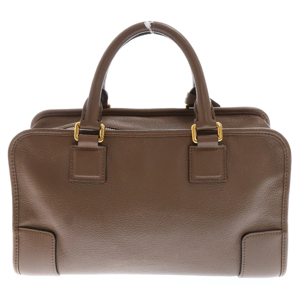 LOEWE(ロエベ) アマソナ28 ハンドバッグ ブラウン レザー ゴールド金具