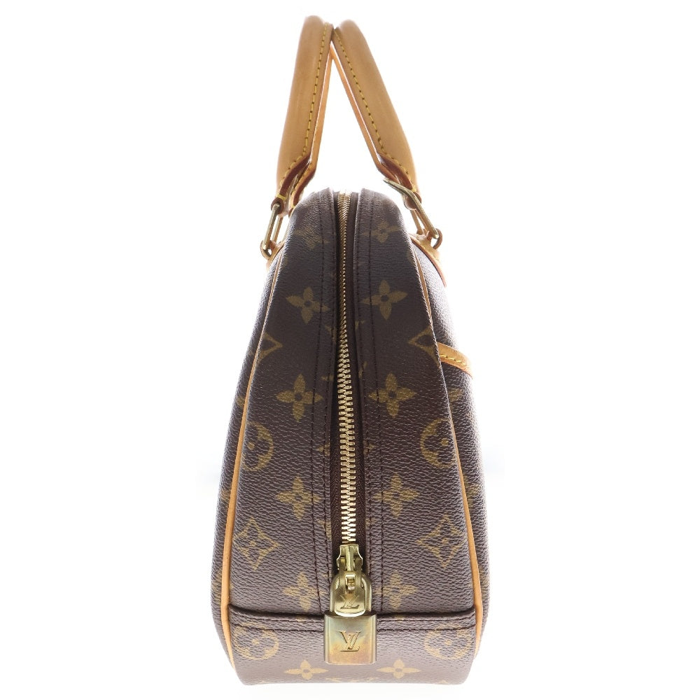 LOUIS VUITTON(ルイヴィトン) モノグラム トゥルーヴィル レザーハンドバッグ ブラウン M42228