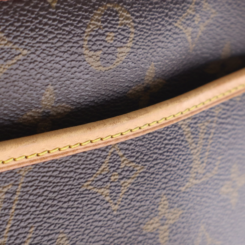 LOUIS VUITTON(ルイヴィトン) モノグラム トゥルーヴィル レザーハンドバッグ ブラウン M42228