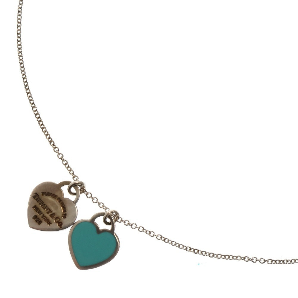 TIFFANY&Co(ティファニー) リターントゥ ダブルハート ネックレス Ag925 シルバー アクセサリー