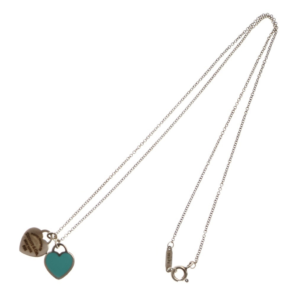 TIFFANY&Co(ティファニー) リターントゥ ダブルハート ネックレス Ag925 シルバー アクセサリー