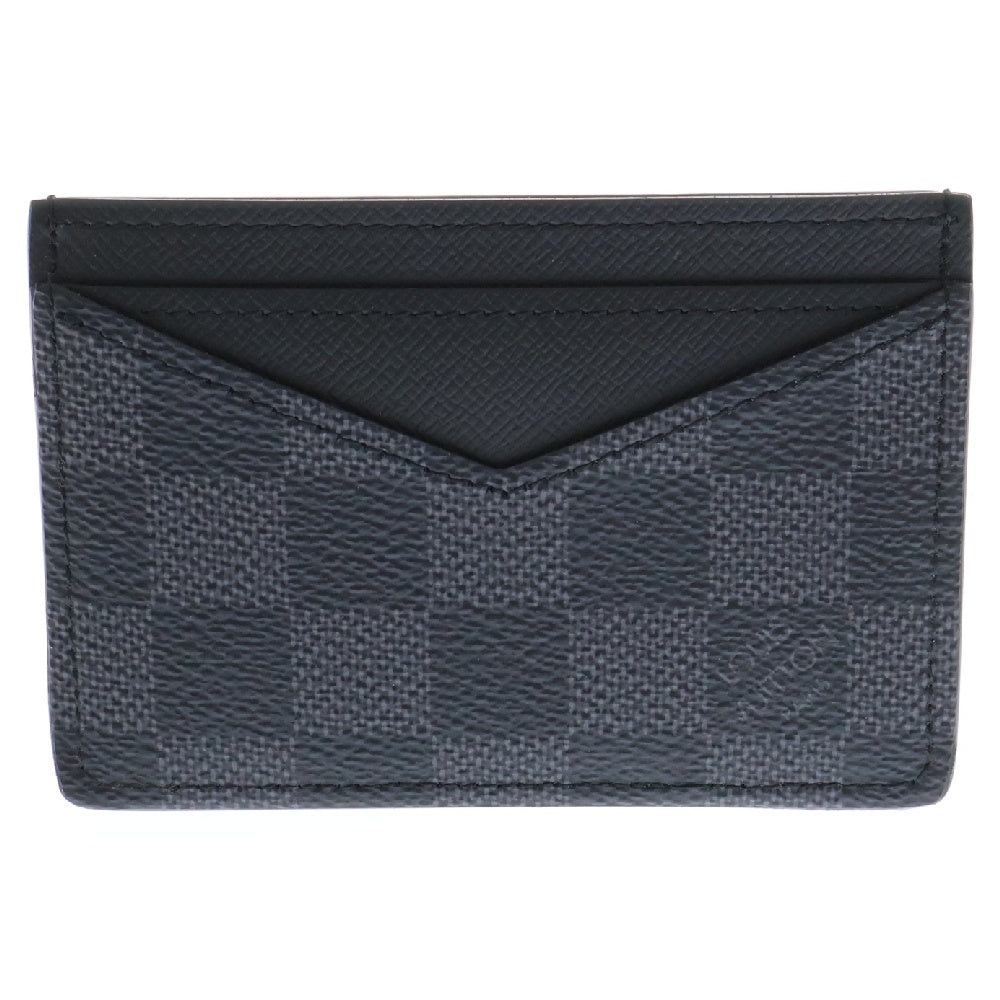 LOUIS VUITTON(ルイヴィトン) ダミエ グラフィット ネオ・ポルト・カルト カードケース ブラック レザー RFID N62666