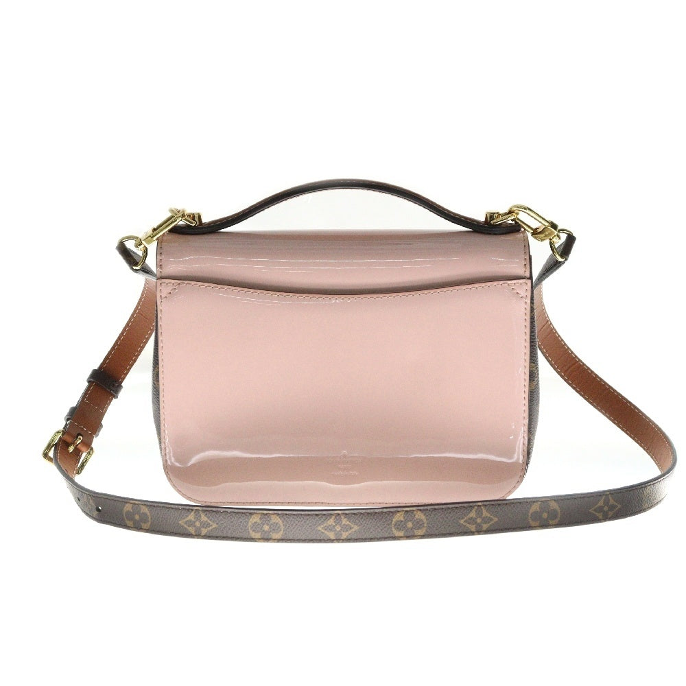 LOUIS VUITTON(ルイヴィトン) チェリーウッド BB モノグラム ローズバレリーヌ ブラウン ゴールド金具 PVC×パテント ショルダーバッグ M51952