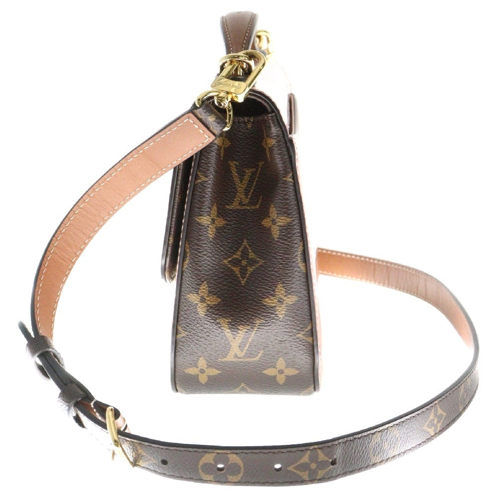 LOUIS VUITTON(ルイヴィトン) チェリーウッド BB モノグラム ローズバレリーヌ ブラウン ゴールド金具 PVC×パテント ショルダーバッグ M51952