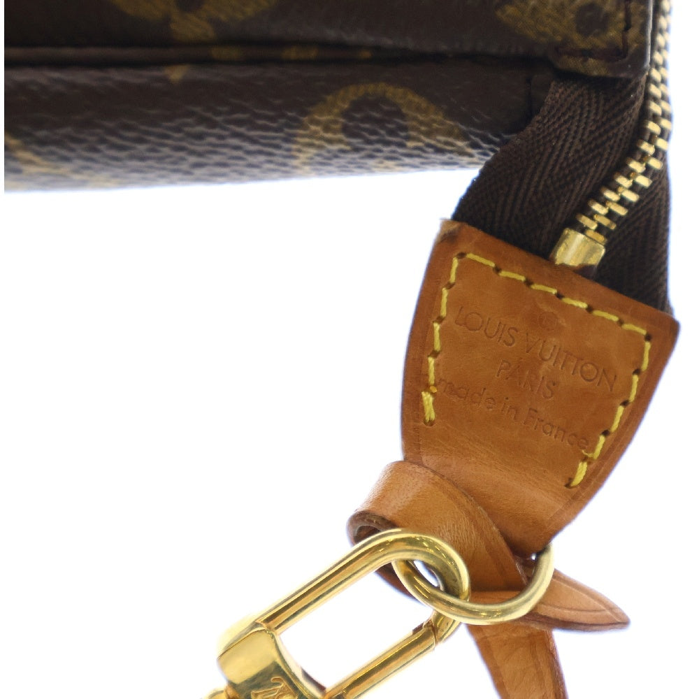 LOUIS VUITTON(ルイヴィトン) モノグラム ポシェット アクセソワール ハンドバッグ ミニバッグ ブラウン PVCレザー M51980