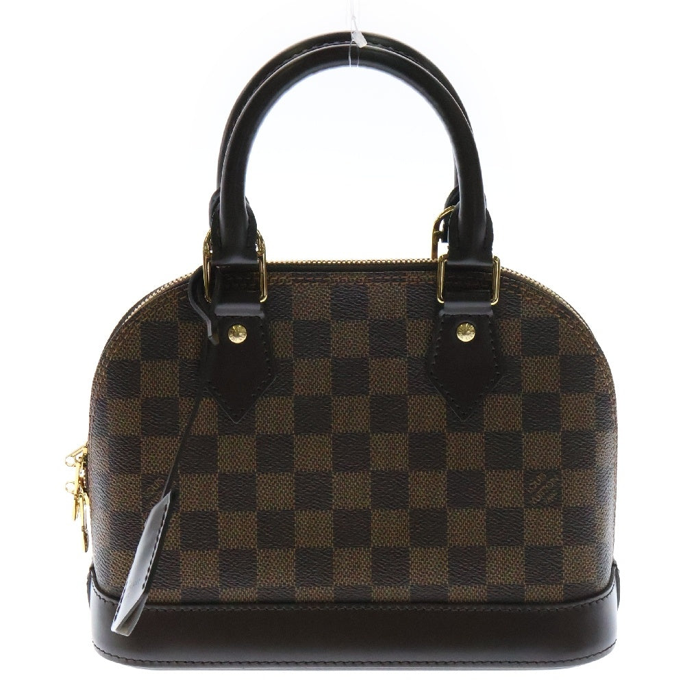 LOUIS VUITTON(ルイヴィトン) ダミエ アルマBB 2WAYバッグ ハンドバッグ ショルダーバッグ ブラウン ゴールド金具 レザー×PVC N40606