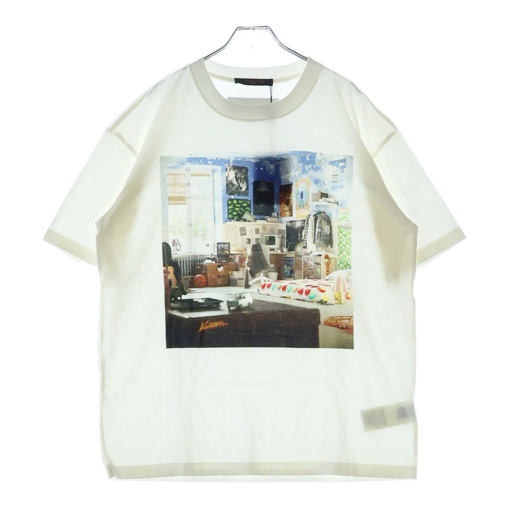 LOUIS VUITTON(ルイヴィトン) 23AW Printed Cotton S/S Tee プリンテッドコットンクルーネック半袖Tシャツ ホワイト RM232 NPG HPY80W