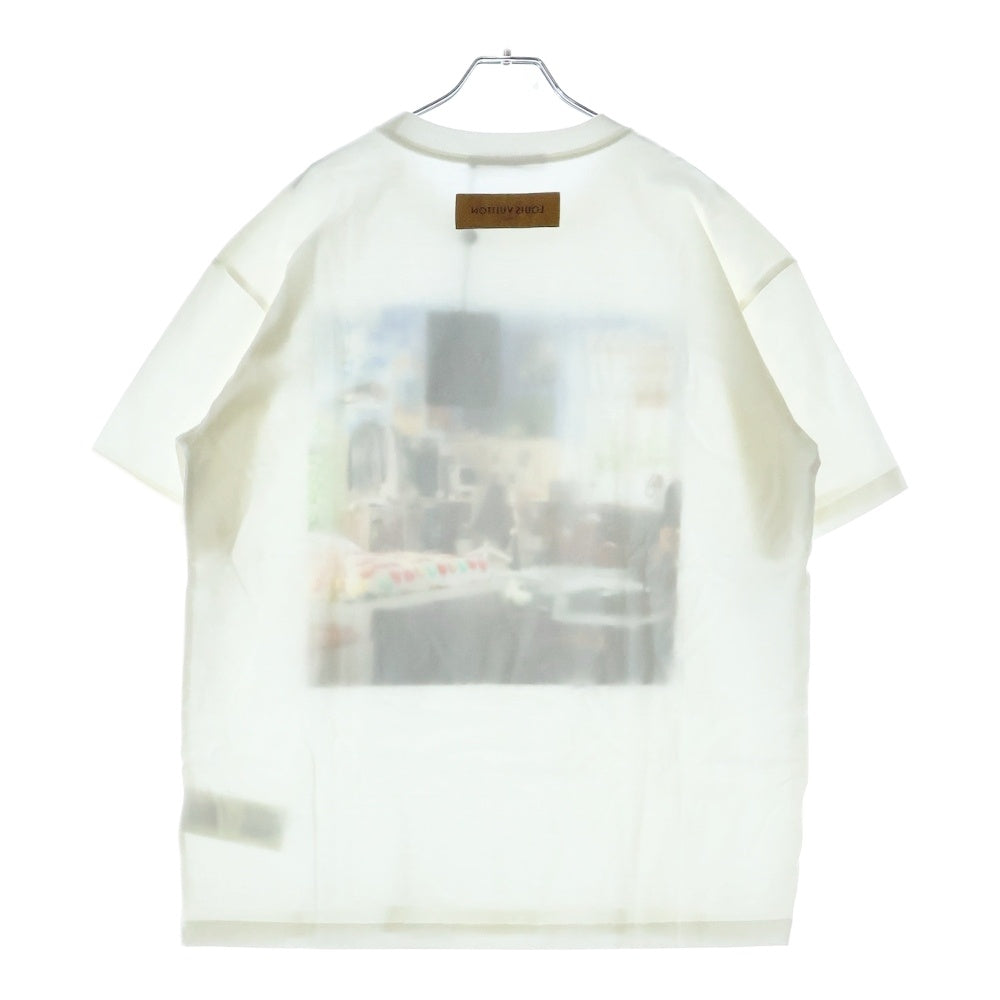 LOUIS VUITTON(ルイヴィトン) 23AW Printed Cotton S/S Tee プリンテッドコットンクルーネック半袖Tシャツ ホワイト RM232 NPG HPY80W