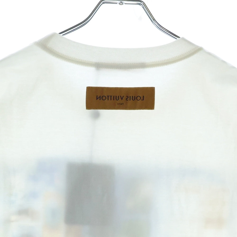 LOUIS VUITTON(ルイヴィトン) 23AW Printed Cotton S/S Tee プリンテッドコットンクルーネック半袖Tシャツ ホワイト RM232 NPG HPY80W