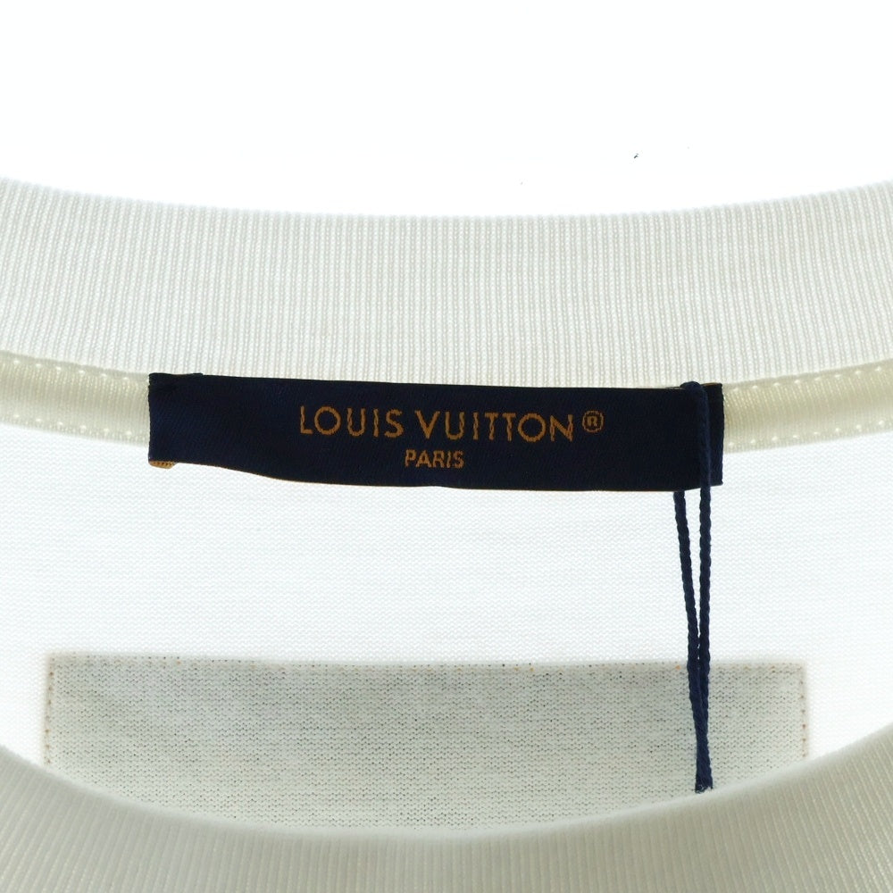 LOUIS VUITTON(ルイヴィトン) 23AW Printed Cotton S/S Tee プリンテッドコットンクルーネック半袖Tシャツ ホワイト RM232 NPG HPY80W