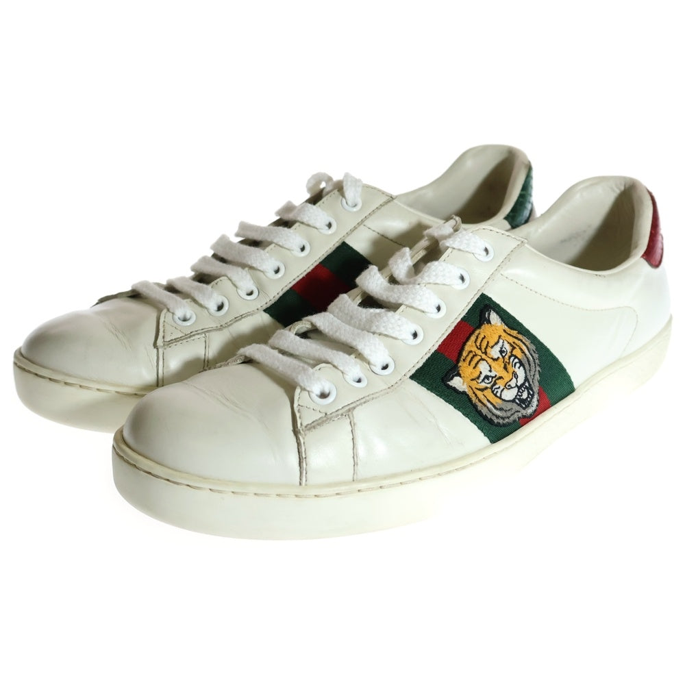 GUCCI(グッチ) エース ウェブカラー エンブロイダリー タイガー ローカットスニーカー シューズ 7
