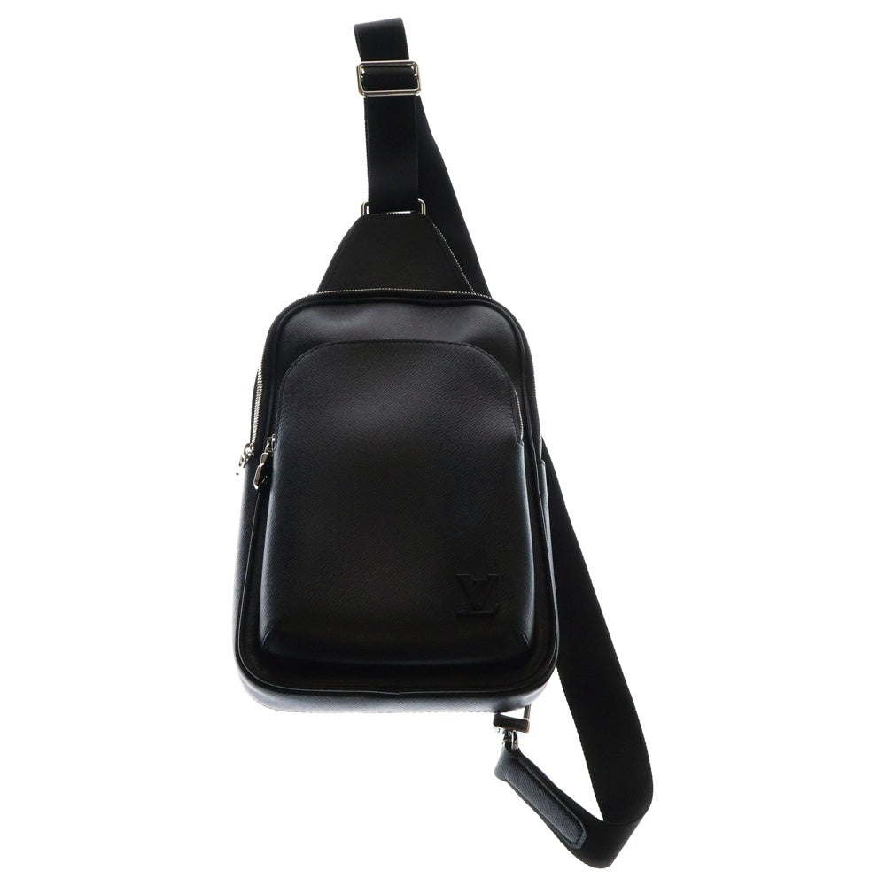 LOUIS VUITTON(ルイヴィトン) タイガ アヴェニュースリングバッグ ウエストバッグ ボディバッグ ブラック シルバー金具 M30971