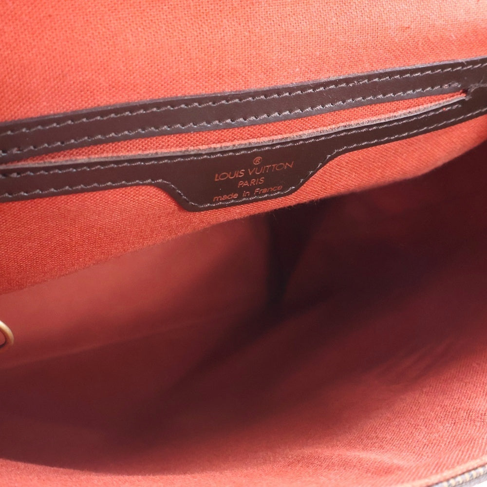 LOUIS VUITTON(ルイヴィトン) ダミエ ソーホー バックパック リュックサック ゴールド金具 ブラウン レザー N51132