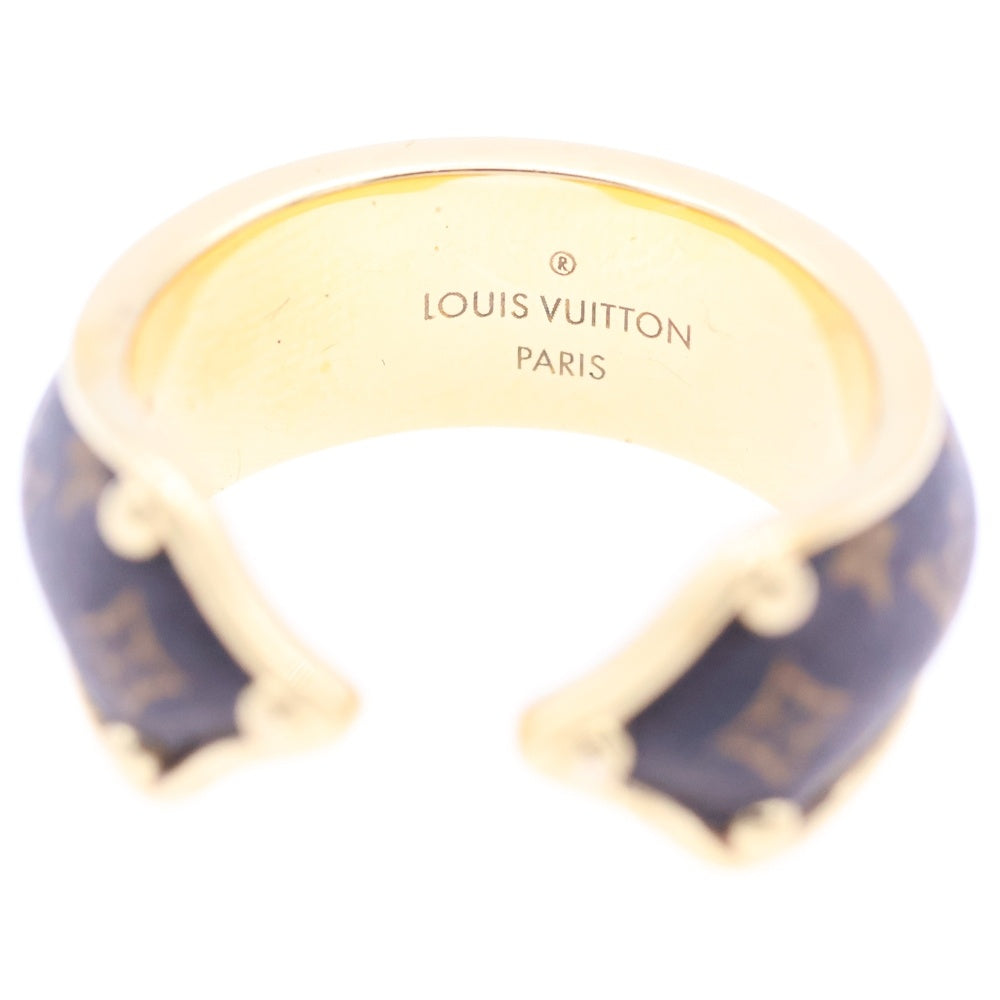 LOUIS VUITTON(ルイヴィトン) モノグラム バーグナノグラムスイートドリーム リング 指輪 ゴールド×ブラウン #L