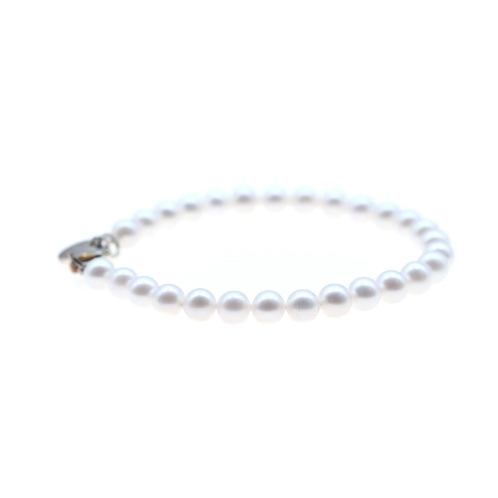 TIFFANY&Co(ティファニー) パール ブレスレット 真珠 ホワイト/シルバー レディース