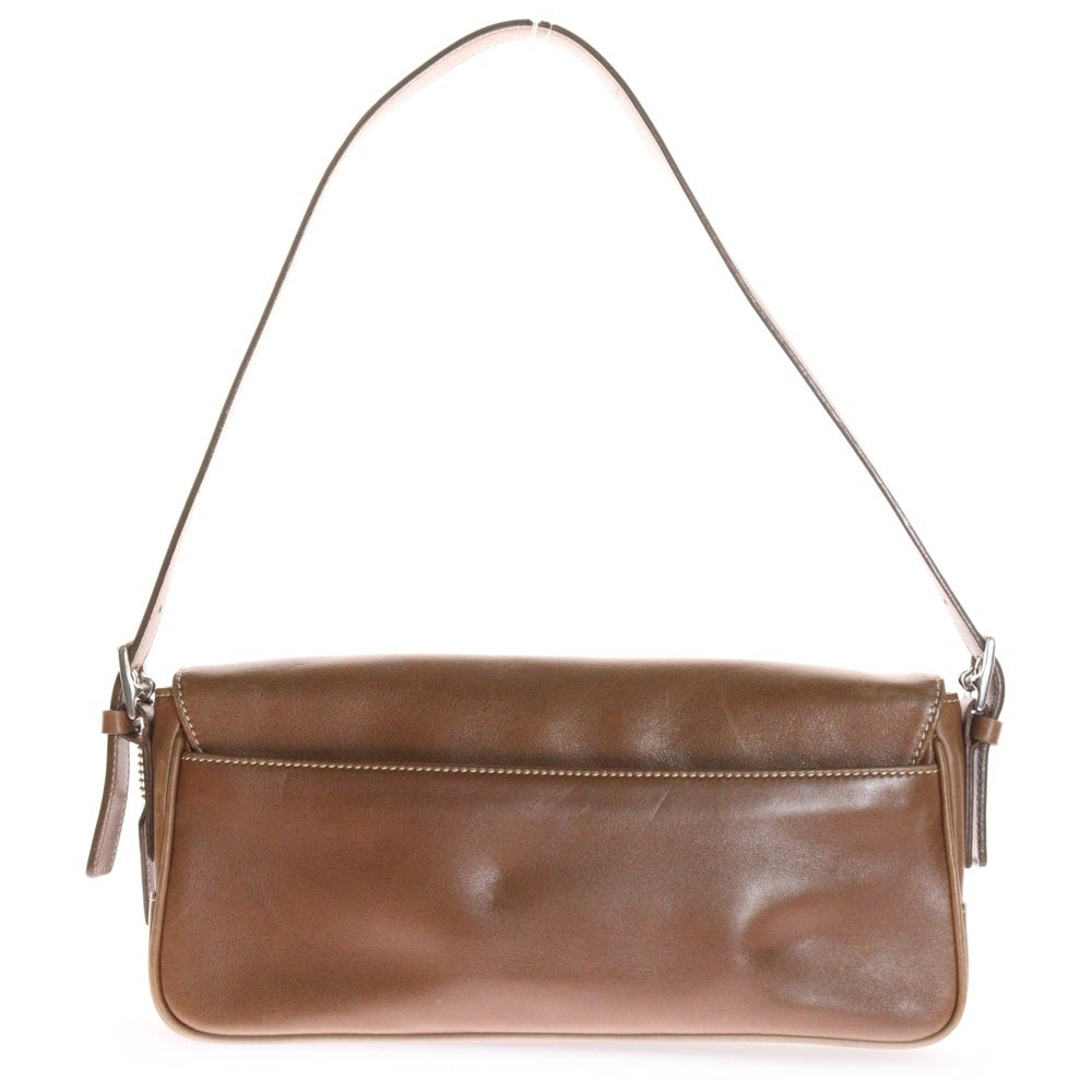 COACH(コーチ) ワンショルダーバッグ ハンドバッグ シルバー金具 ブラウン レザー
