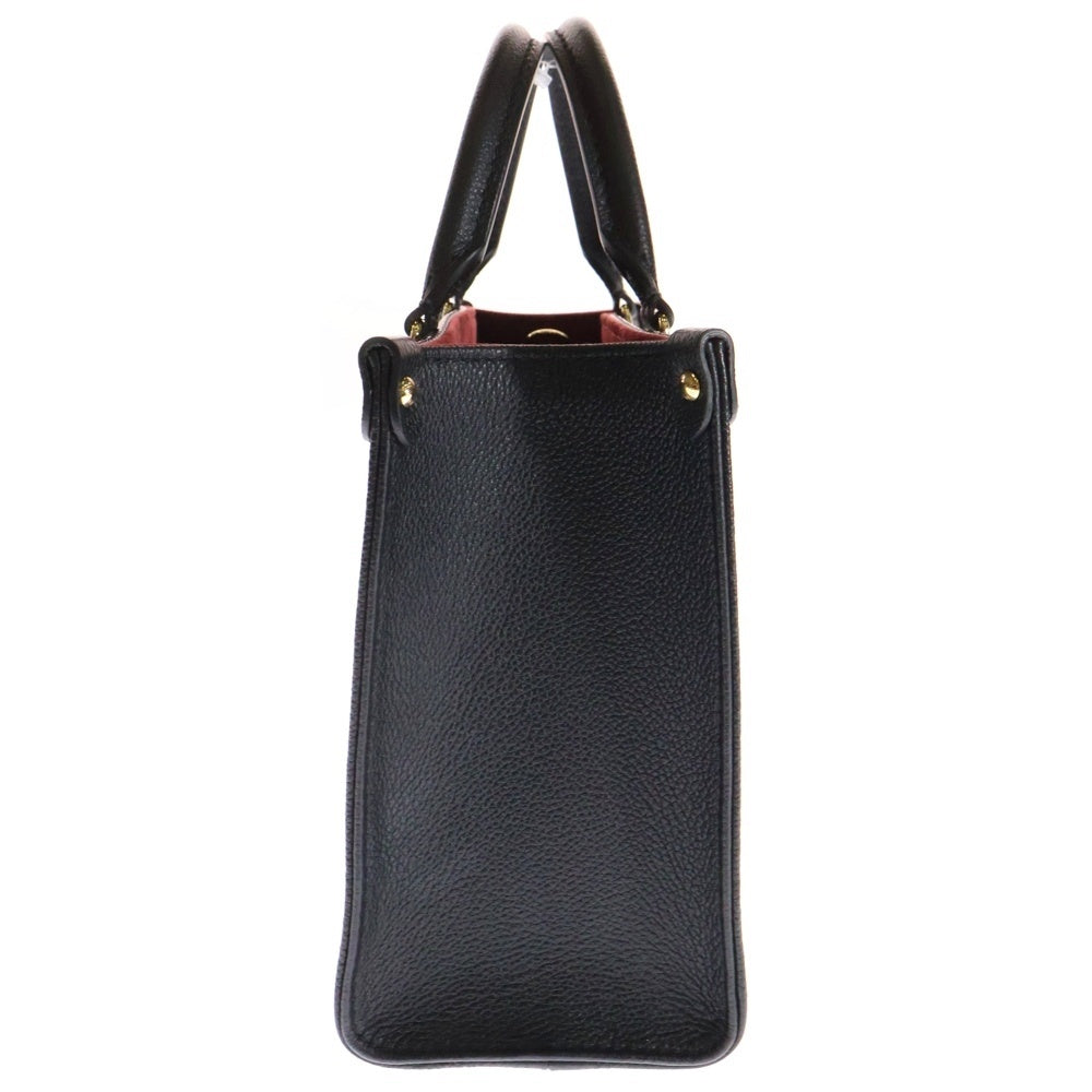 LOUIS VUITTON(ルイヴィトン) モノグラムアンプラント オンザゴーPM 2WAY レザーハンドバッグ ショルダーバッグ ブラック×ベージュ M45659